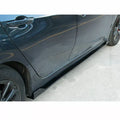 Gloss Black Side Skirts Extension - Honda Civic 22-26