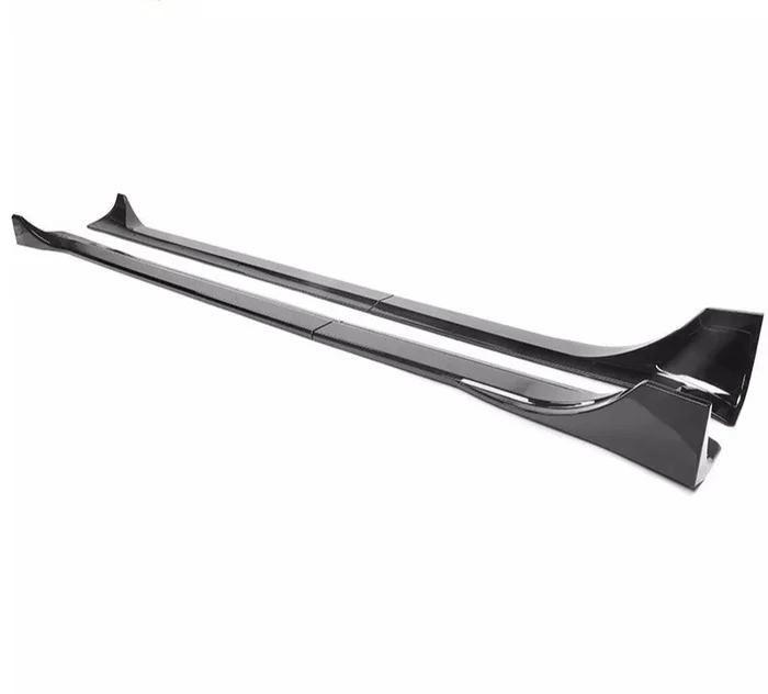 Gloss Black Side Skirts Extension V1 - 20-24 Tesla Model Y