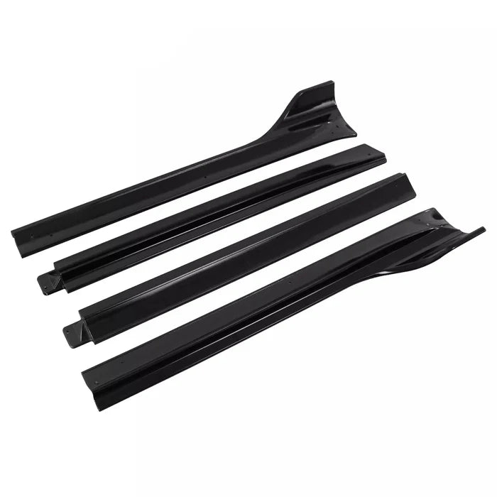 Gloss Black Side Skirts Extension V3  - 20-24 Tesla Model Y