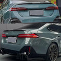Gloss Black V Style Trunk Spoiler - 2024-25 BMW G60 530i 540i i5