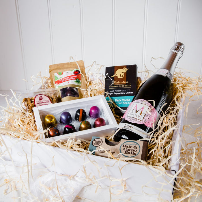 Gluten Free Chocolates and Milton Sparkling Rosé