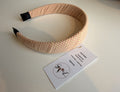 Gooiz | Haarband - ruit geel/roze