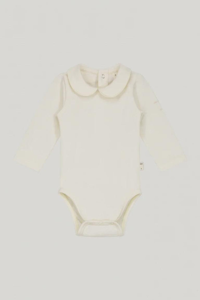Gray label | baby collar onesie cream