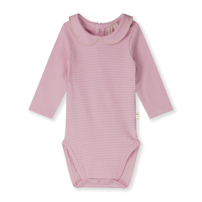 Gray Label | Baby Collar Onesie GOTS | bubblegum - cream
