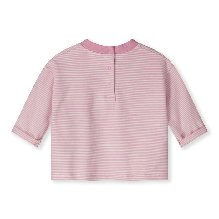 Gray Label | Baby L/S Pocket tee GOTS | bubblegum - cream