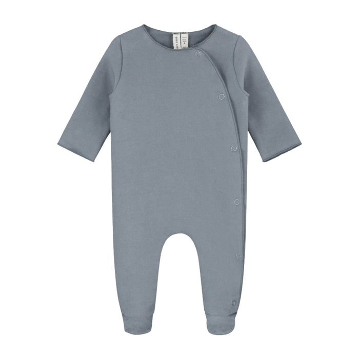 Gray Label | Newborn Suit With snaps GOTS | stone gray