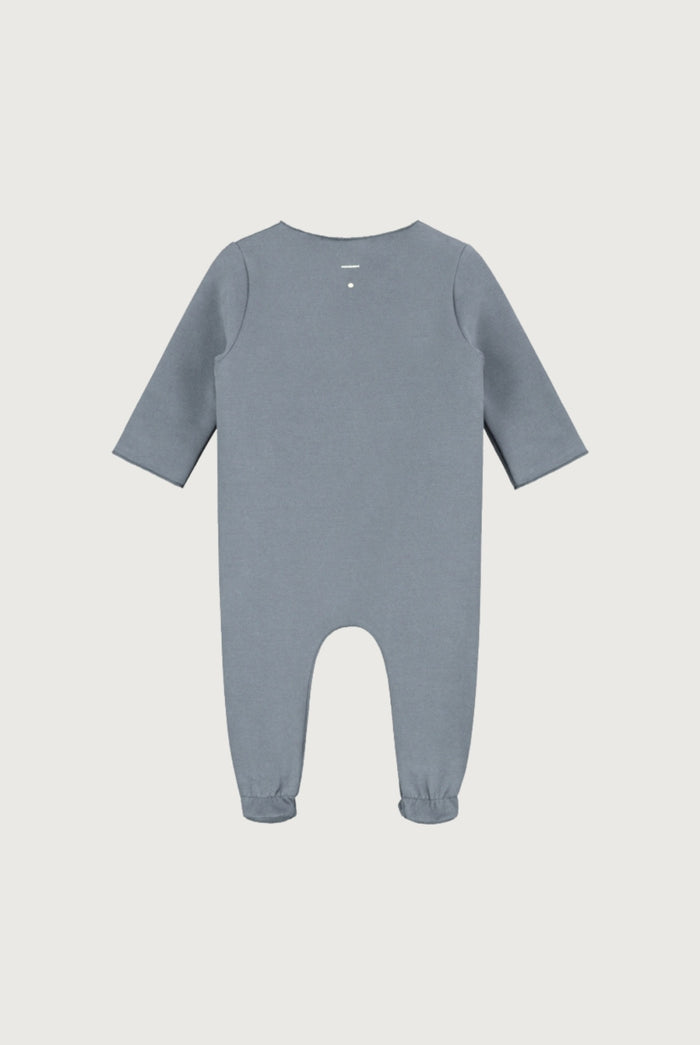 Gray Label | Newborn Suit With snaps GOTS | stone gray