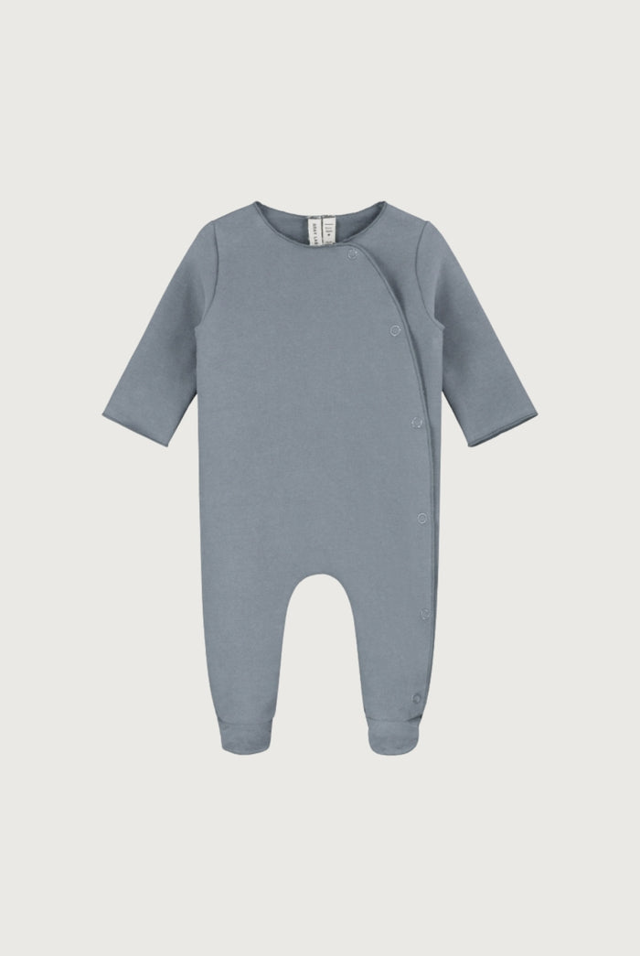 Gray Label | Newborn Suit With snaps GOTS | stone gray