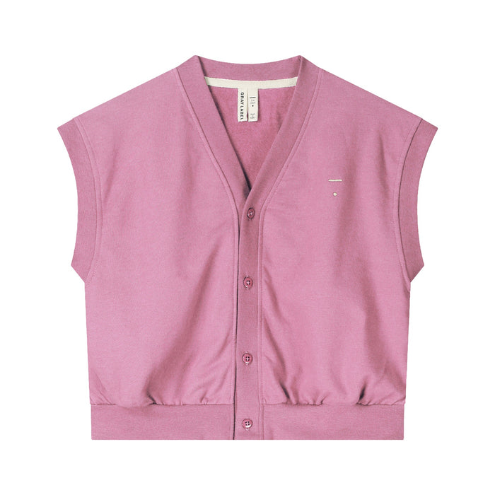 Gray Label | Oversized Spencer Cardigan GOTS | bubblegum