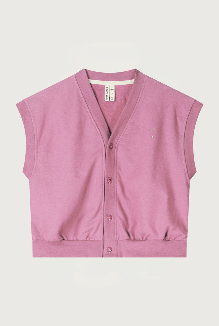Gray Label | Oversized Spencer Cardigan GOTS | bubblegum