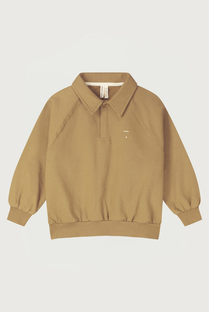 Gray Label | Polo sweatshirt GOTS cookie