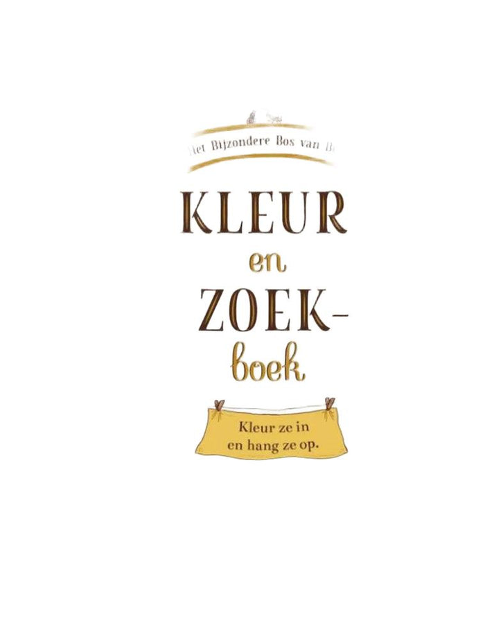 Het bijzondere bos van beer kleur- en zoekboek