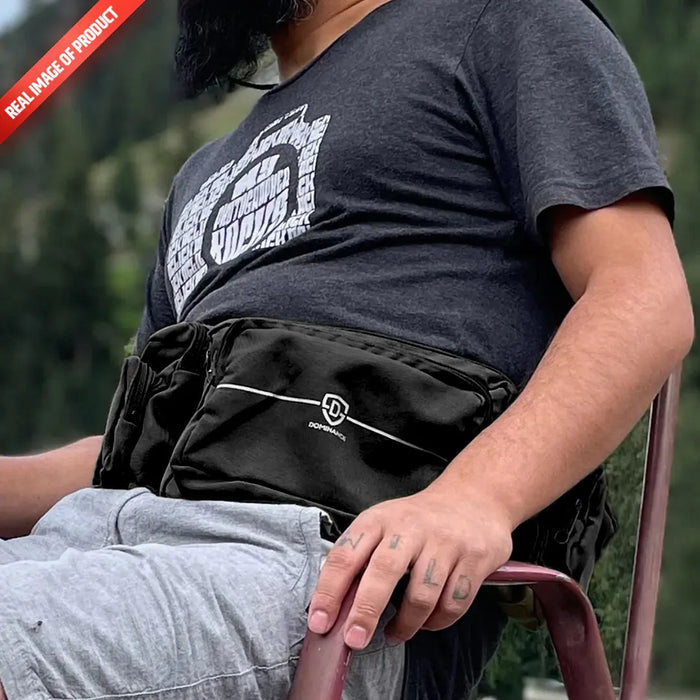 High Quality Waist Bag 7L Black DOMINANCE