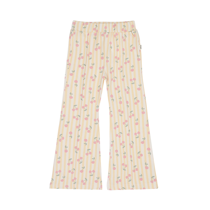 House of Jamie Flared pants cherry party