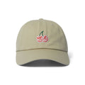 HUF Cherries Khaki 6 Panel Hat
