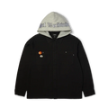 HUF Olympia Black Hooded Overshirt