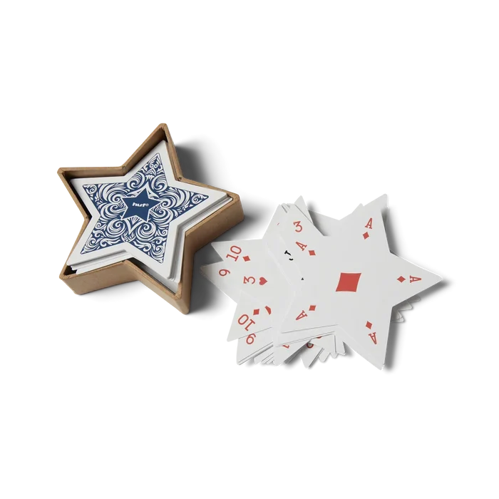 HUF Star Shaped Playing Cards Multi