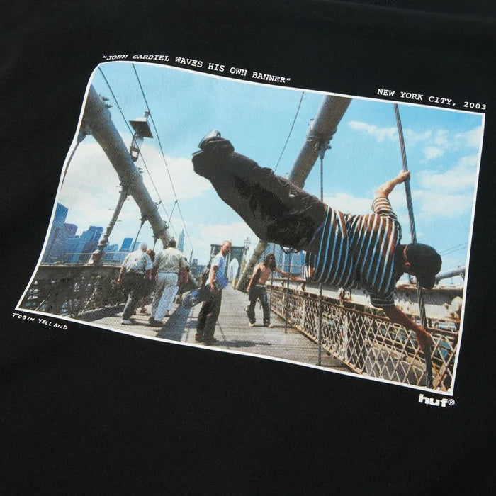HUF Taking The Leap Black S/s Shirt