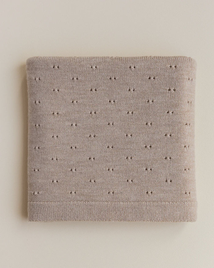 Hvid | Blanket Bibi | Sand