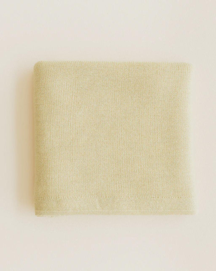 Hvid | Blanket Felix light yellow