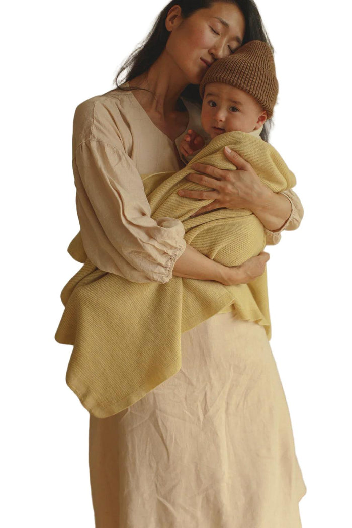 Hvid | Blanket Felix light yellow