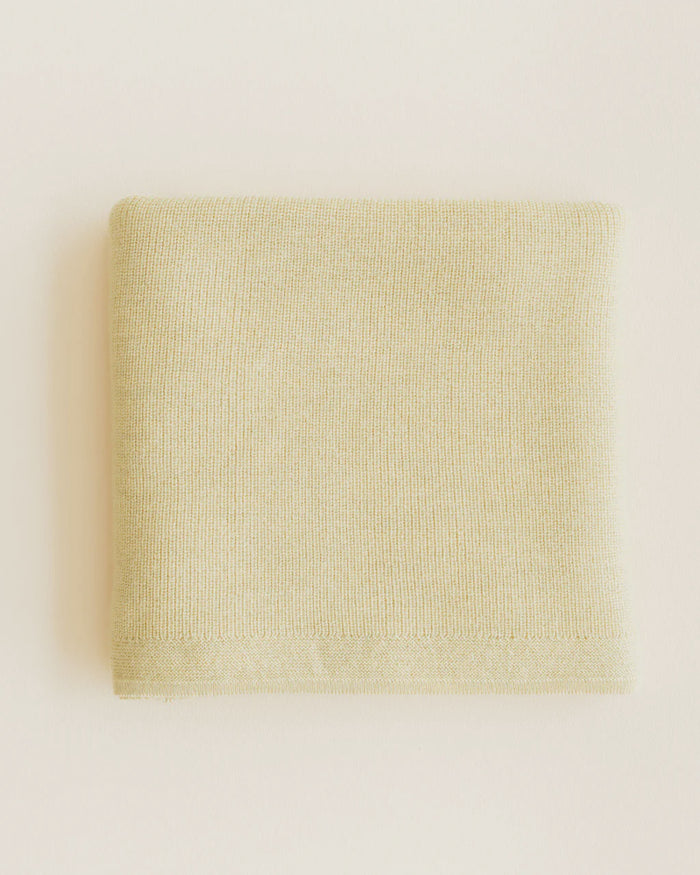 Hvid | Blanket Felix light yellow