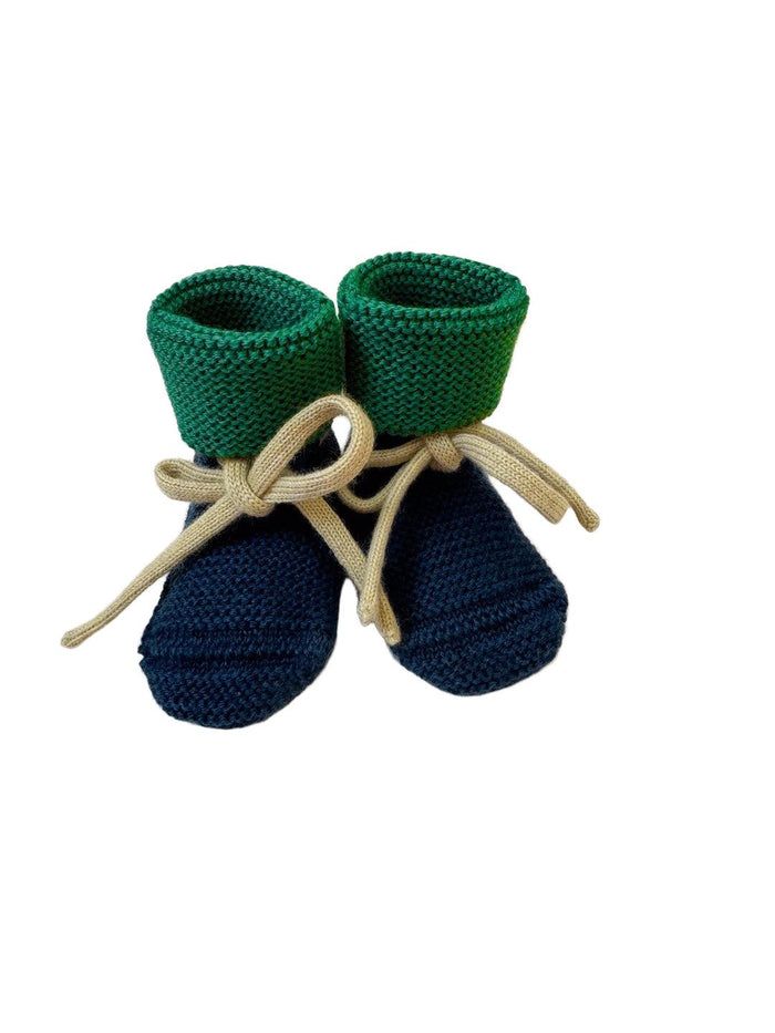 Hvid | Booties Blue/grass
