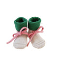 Hvid | Booties Cream/grass