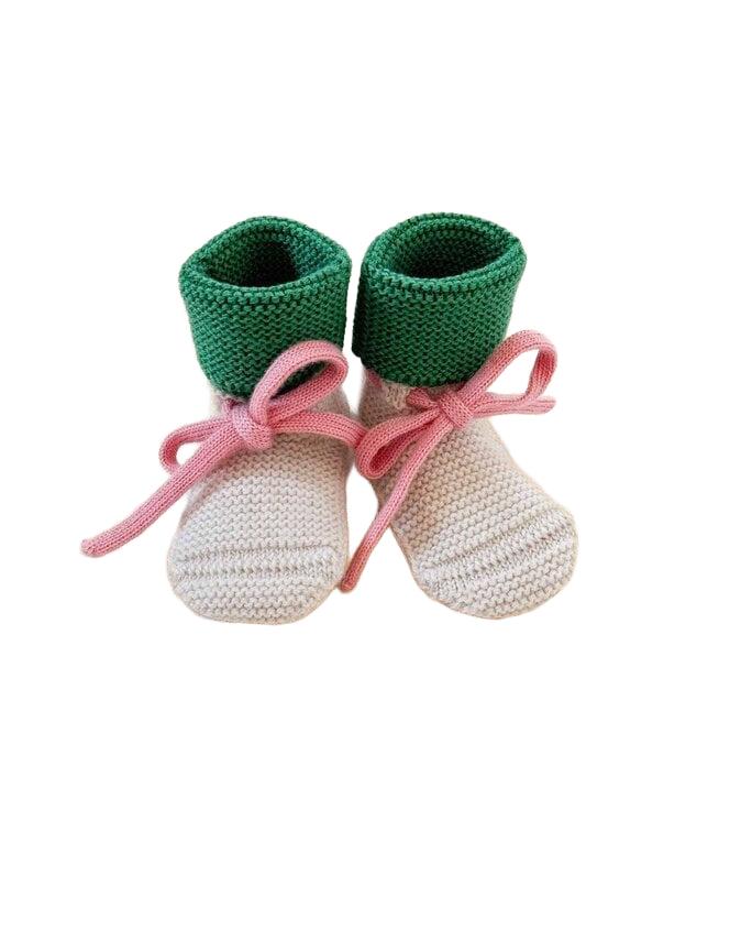Hvid | Booties Cream/grass