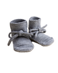 Hvid | Booties Grey melange