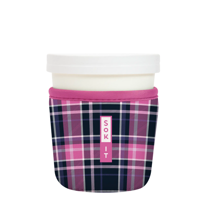 Sok-It IceCreamSok - Berry Plaid   IceCreamSok-Evergreen