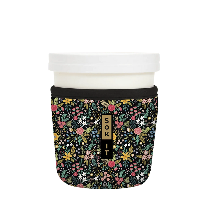 Sok-It IceCreamSok for Standard Pint - Black English Garden Picnic Default-Title 14.99 IceCreamSok-FW Floral