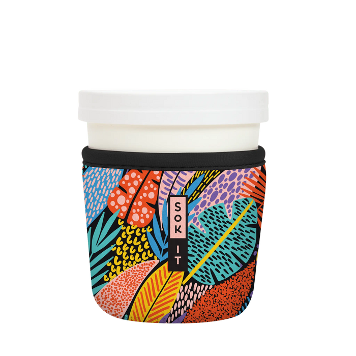 Sok-It IceCreamSok - Feathered Foliage   IceCreamSok-FW Floral