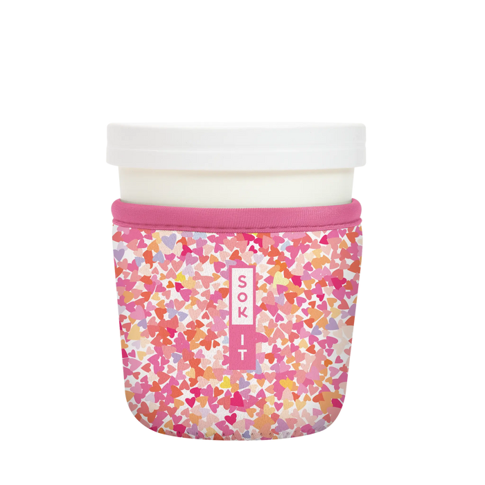 Sok-It IceCreamSok - Floral Hearts   IceCreamSok-Spring Holiday