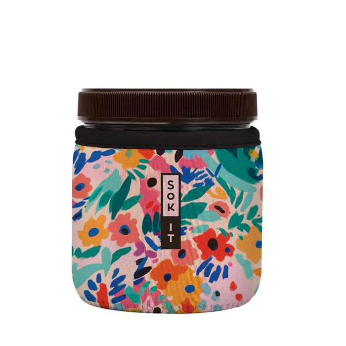 Sok-It IceCreamSok for Talenti Style Pint - Abstract Floral