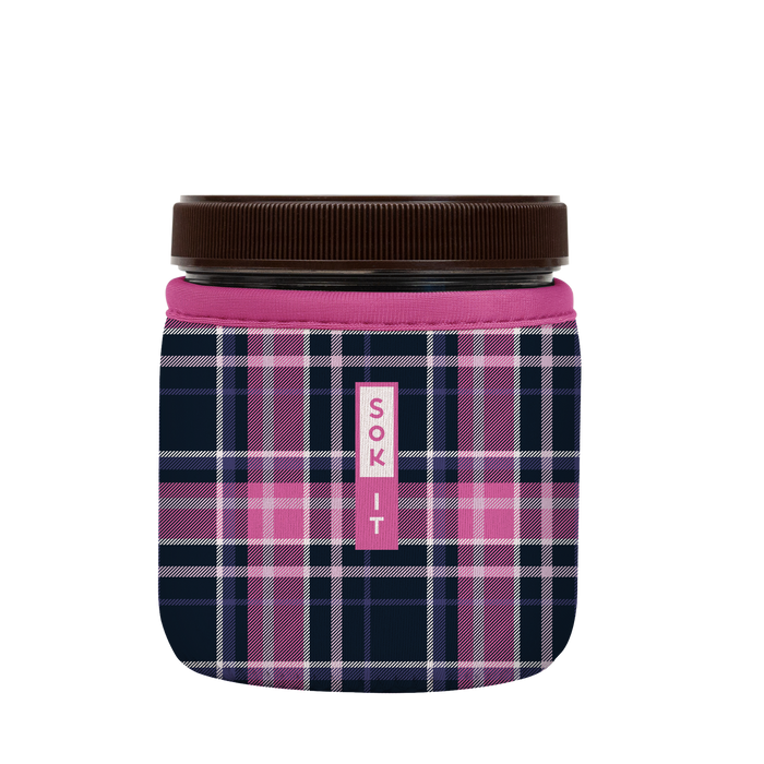 Sok-It IceCreamSok for Talenti Style Pint - Berry Plaid