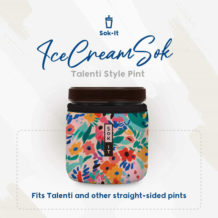 Sok-It IceCreamSok for Talenti Style Pint - Happy Sharks