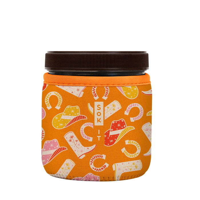 Sok-It IceCreamSok for Talenti Style Pint - Cowgirl Couture 16oz-Talenti-Pint 14.99 IceCreamSok-Evergreen