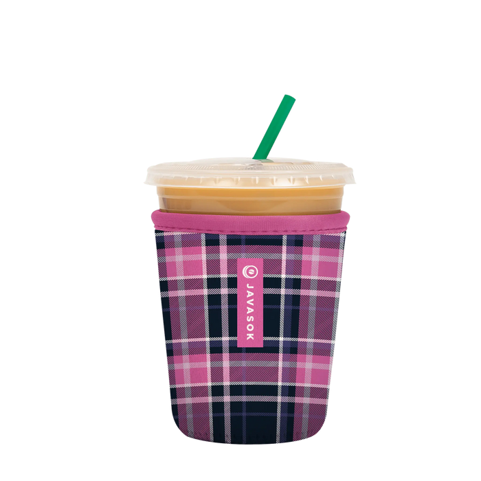 Sok-It JavaSok - Berry Plaid Small-16-20oz 13.99 JavaSok-Plaids