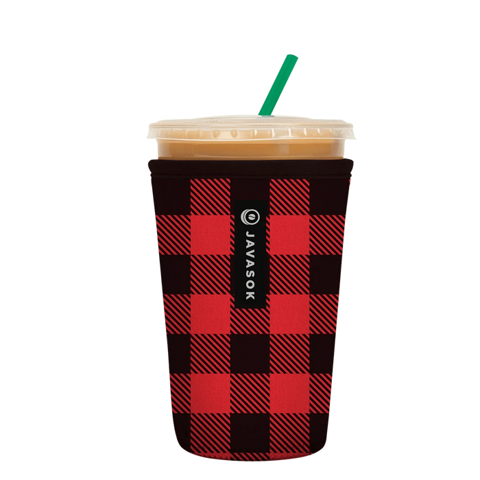Sok-It JavaSok - Buffalo Check Medium-22-28oz 15.99 JavaSok-Winter Holiday