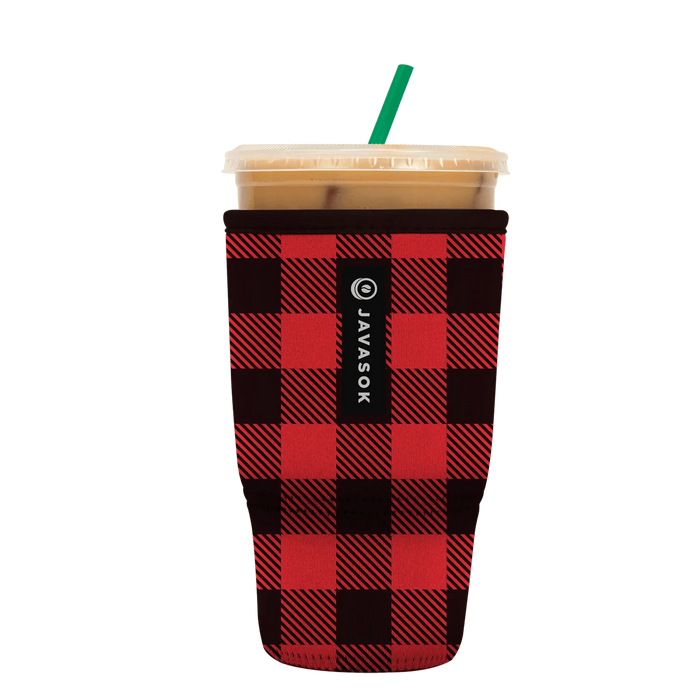 Sok-It JavaSok - Buffalo Check Large-30-32oz 17.99 JavaSok-Winter Holiday