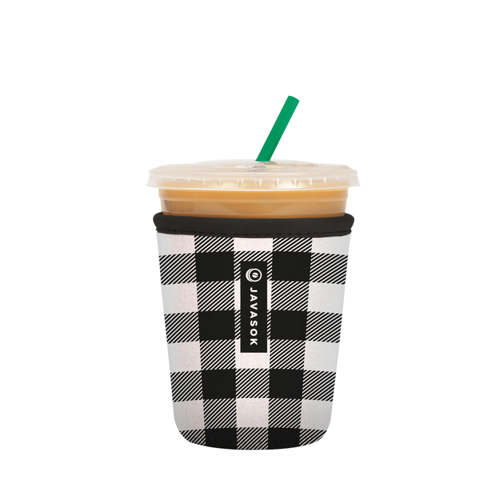 Sok-It JavaSok - B&W Buffalo Check Small-16-20oz 13.99 JavaSok-Plaids