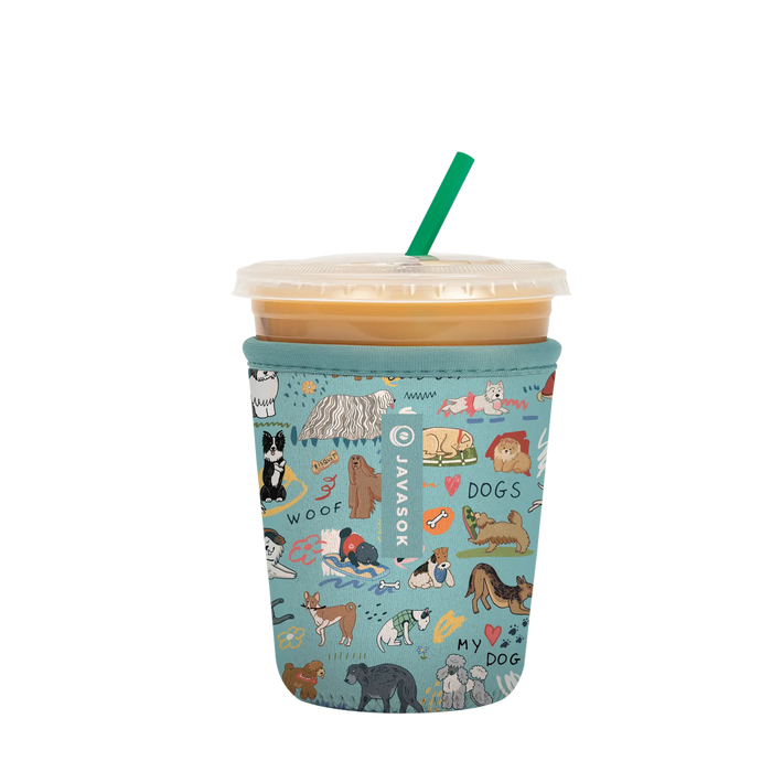 Sok-It JavaSok - Dog Days Forever Small 16-20oz 14.99 JavaSok-Evergreen