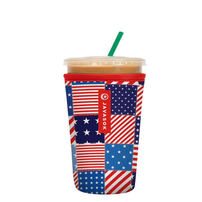 Sok-It JavaSok - Patriotic Patchwork Medium-22-28oz 16.99 JavaSok-Summer Holiday