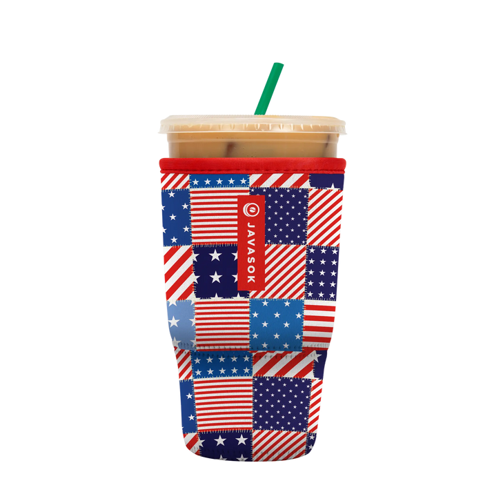 Sok-It JavaSok - Patriotic Patchwork Large-30-32oz 18.99 JavaSok-Summer Holiday