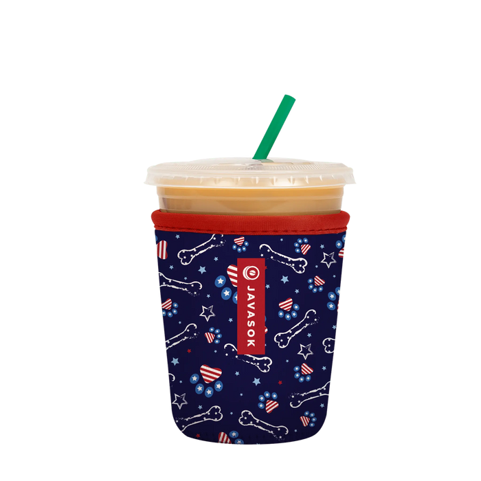 Sok-It JavaSok - Patriotic Paws Small-16-20oz 6.99 JavaSok-Summer Holiday