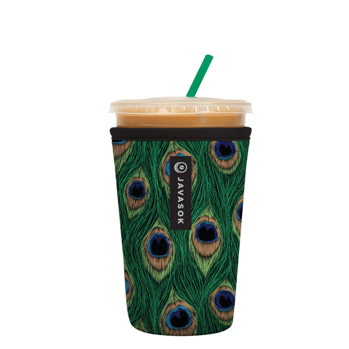 Sok-It JavaSok - Peacock Medium-22-28oz 10.38 JavaSok-Animal Prints