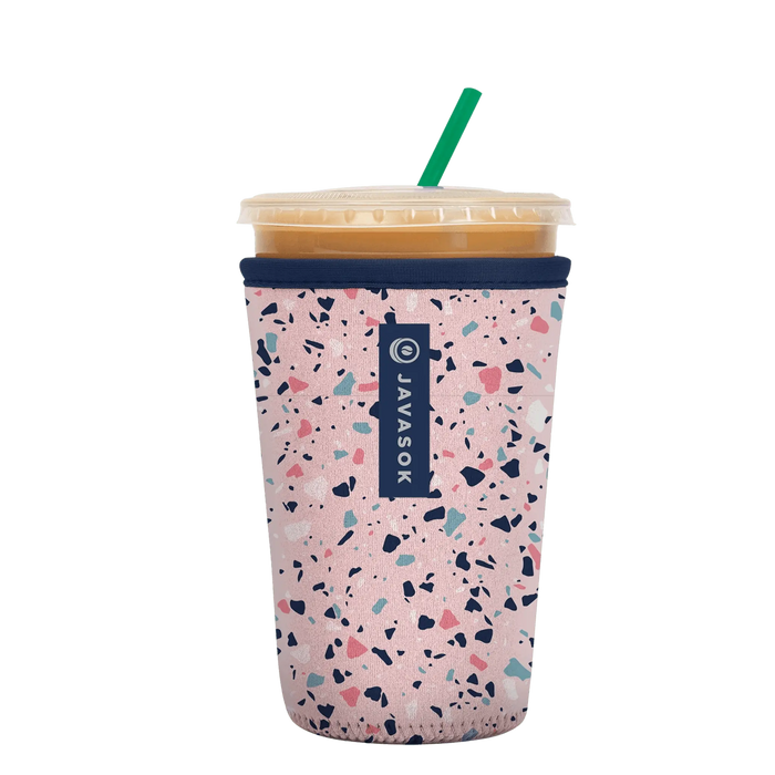 Sok-It JavaSok - Pink Terrazzo Medium-22-28oz 15.99 JavaSok-Novelty