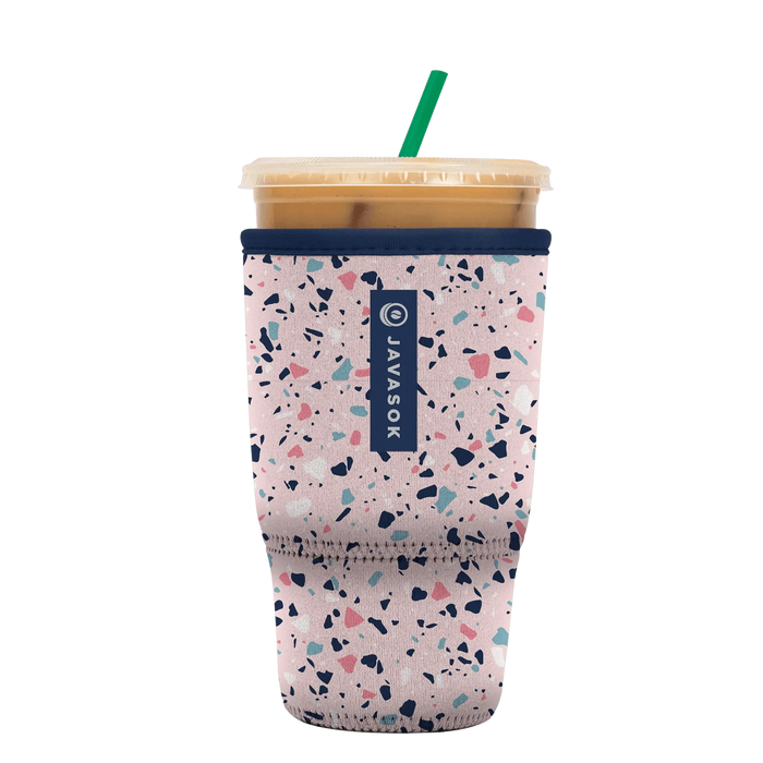 Sok-It JavaSok - Pink Terrazzo Large-30-32oz 17.99 JavaSok-Novelty