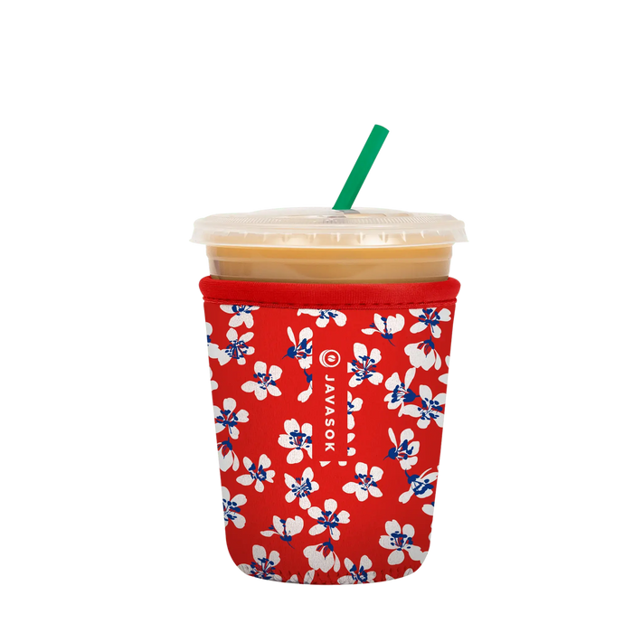 Sok-It JavaSok - Red White and Bloom Small-16-20oz 9.78 JavaSok-Summer Holiday